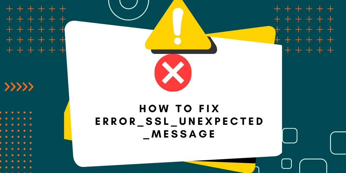 WeSSLInsights's tweet photo. ⚠️ ERROR_SSL_UNEXPECTED_MESSAGE during TLS handshake? 

Likely a version mismatch or bad cert install. 

Fix guide 👇
https://t.co/3wJc3Bj1iU

#SSL #SSLError #TLS #HandshakeError #WebSecurity #CyberSecurity #HTTPS #SSLFix #SSLInsights https://t.co/XfKMQo7rvq