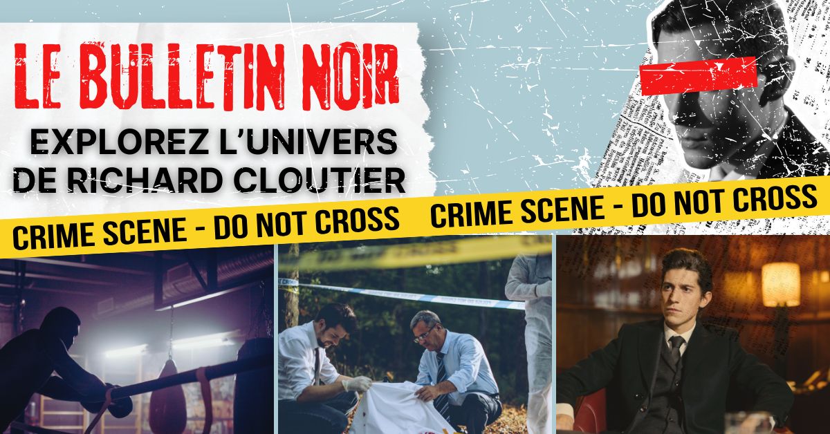 📬Le Bulletin noir — Mon infolettre vient de naître
🖤Les coulisses de mes romans — les lieux, les personnages, les inspirations 🖤Mes prochains événements 🖤Des bonus exclusifs réservés aux abonnés.
Gratuit. Un email par mois.
👉Abonnez-vous ici : richardcloutierauteur.ca/le-bulletin-no…