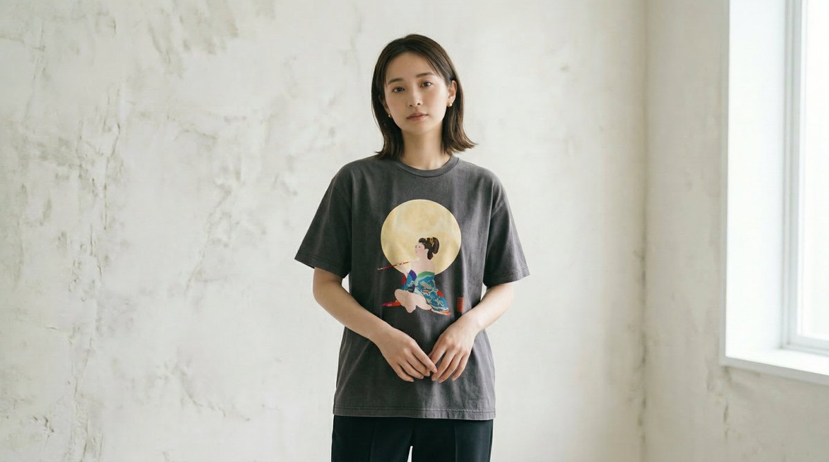 StudioMakaO's tweet photo. 巴の月（Moon）ネットショップ限定のピグメントダイTシャツ、ビンテージシャツのような心地よい素材です。 https://t.co/0yClNIYVCa https://t.co/2oIISbtKVZ
