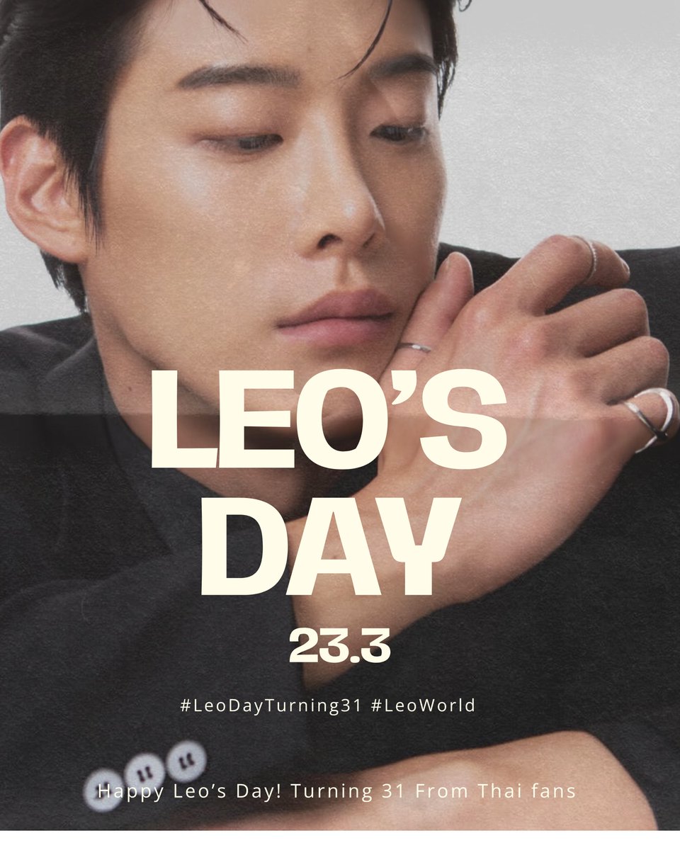 airgis's tweet photo. Happy Leo’s Day! Turning 31 🎉 From Thai fans 💙🇹🇭

#LeoDayTurning31 #leoheesung #LeoTurning31 #HappyBirthdayLeo #leoworld #TeamMile #TheFaceMenThailand4 https://t.co/U7CeSmAMcK