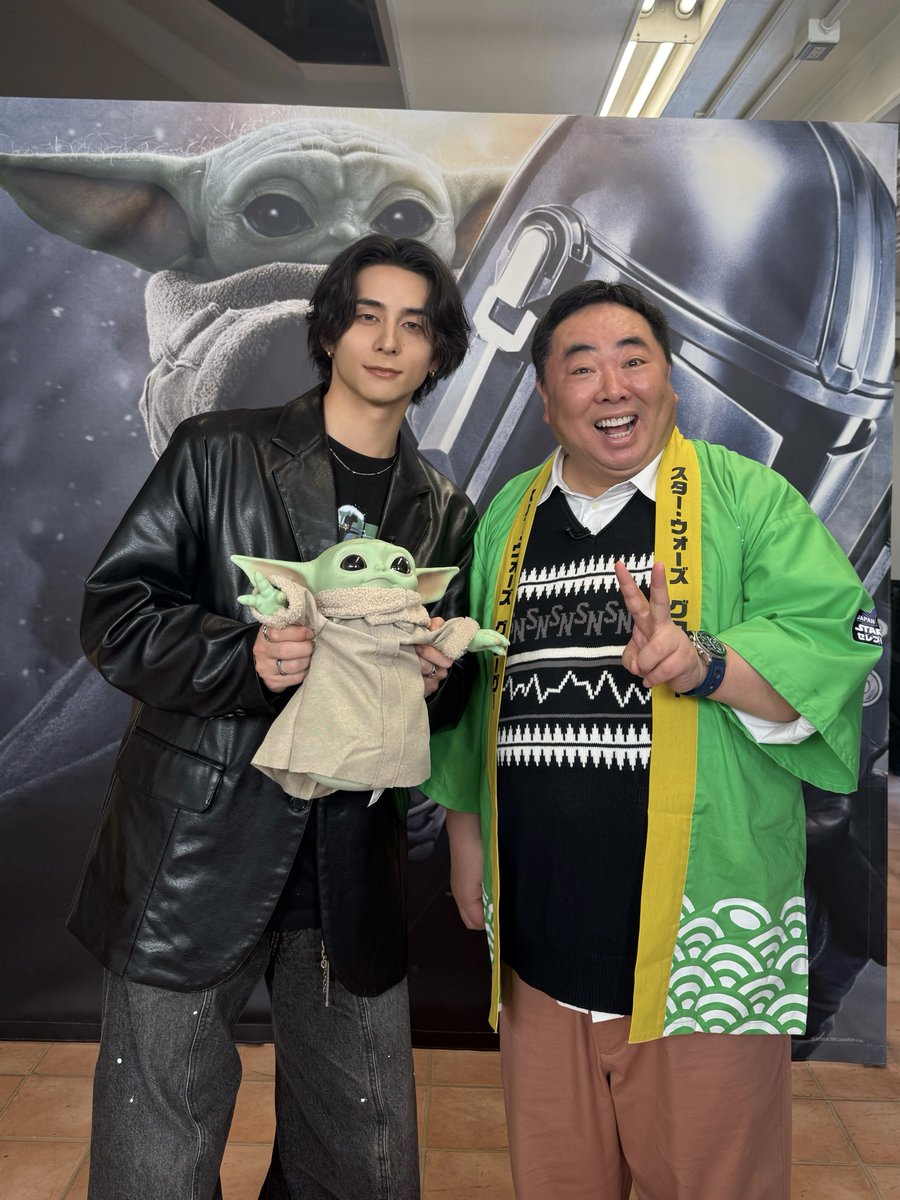 [📸] 260323

『スター・ウォーズ／マンダロリアン・アンド・グローグー』
公開記念イベント

#西洸人 が登壇しました👾

#ドランクドラゴン の 
#塚地武雅 (<a href="/tsukajimuga/">ドランクドラゴン塚地武雅</a>) さんと📸

ありがとうございました！

#INI #Todays_INI