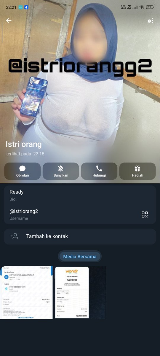 PartnerHavefun's tweet photo. Hati-hati sma akun ini, Ternyata akun tipu-tipu tidak ada grub tele atau apapun itu.

Ini akunnya : @Istriiorang22 https://t.co/Sy56luhSKS