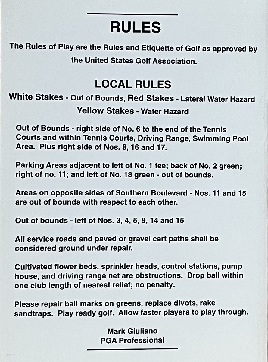 Daily Scorecard Golf tweet media