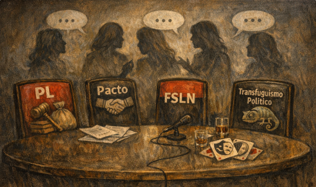 Hubo una reunión disque de “Mujeres de Derecha”… (No son parte de <a href="/MujeresDerIndep/">Mujeres Derecha Independiente</a> ) pero seamos serias: no se puede ser de derecha mientras se carga el ADN político del PLC de Alemán, el reciclaje sandinista y el transfuguismo politico. 

<a href="/LaPequeADVN/">LaPeque 🌹</a> 
<a href="/KassJess84317/">Jess Kass</a>