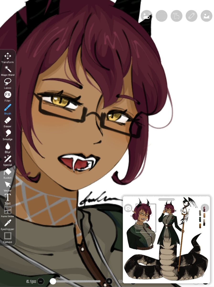 ynna_in's tweet photo. Delayed so many times because of personal matters, but huuuge shoutout to my client for their patience 🙇‍♀️🙇‍♀️ had so much fun drawing her ^^
#vgen #artph #commission https://t.co/PMt0dgublv