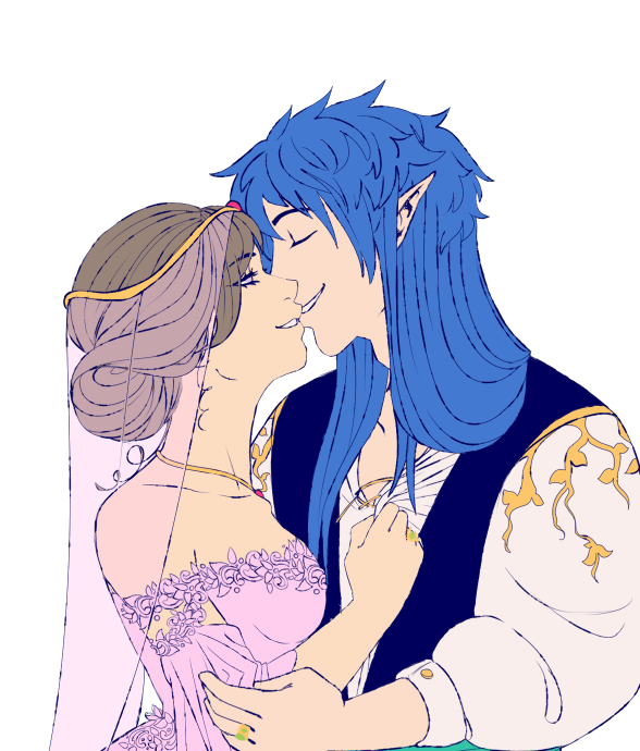 Mim_SHiBi's tweet photo. m acuerdo la vez q dije q iba a hacer las imágenes d las rutas casandose y nunca mas lo termine JDSAKKD m faltaron Valkyon y Mateo unicamente dsp los otros estaban para renderizar, renderice en su momento solo a Nevra 💔💔 https://t.co/FIIXBovrFn