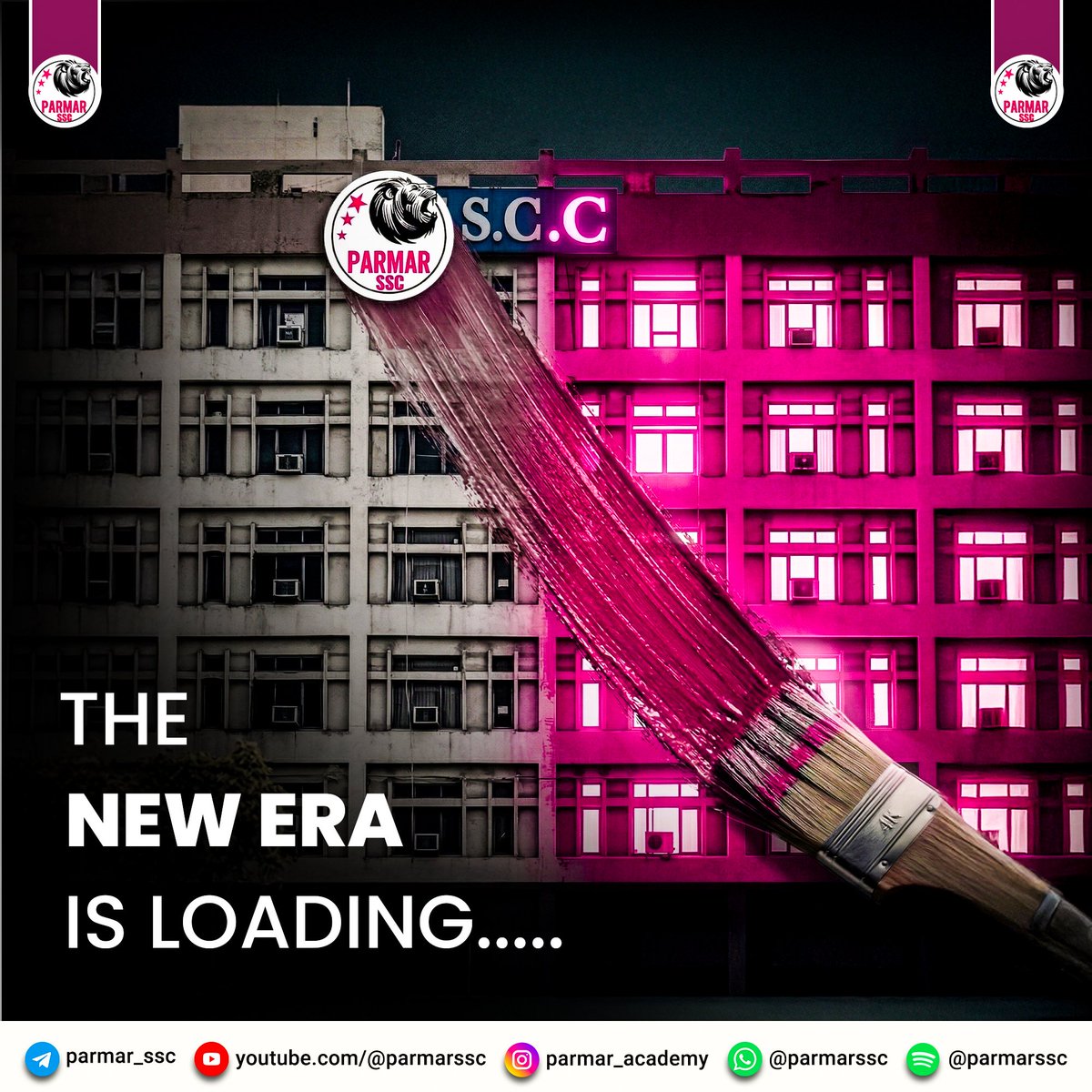 ParmarSSC_X's tweet image. THE 
 N E W  E R A
 IS LOADING...
#SSC #NTPC #RAILWAY #PARMARSSC