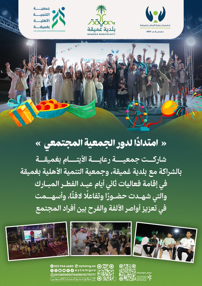 جمعية رعاية الايتام بغميقة tweet media