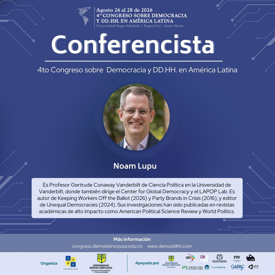 Congreso sobre Democracia y DDHH en América Latina tweet media