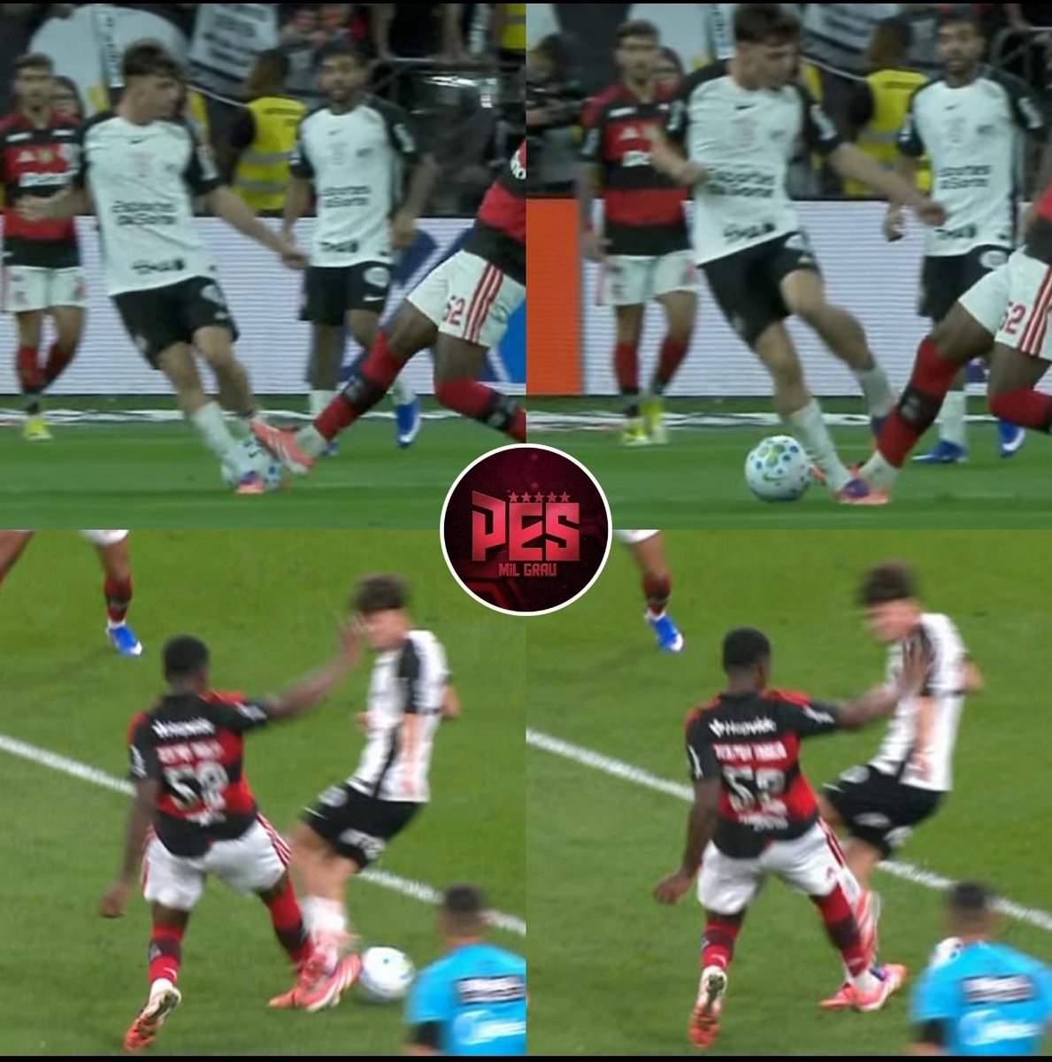 Limdalva130436's tweet photo. @erroscontra Era o correto chamar porque prejudicaria  o andamento do jogo, mas se ele preferiu insistir no erro. https://t.co/1Ey0KzbyLE
