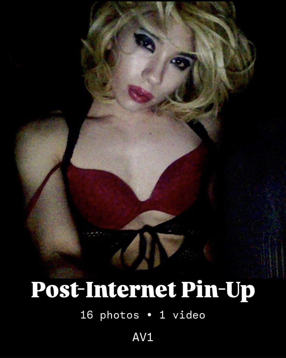 AngelicaViceAV's tweet photo. #postinternet #trans #performanceart 

Post-Internet Pin-Up (2016)
Angelica Vice https://t.co/lvK1yhjLHc