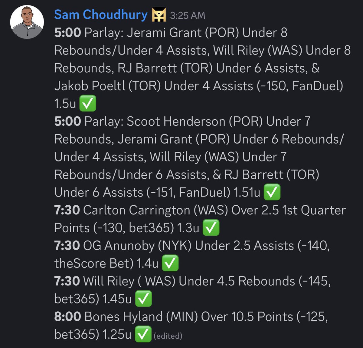 SC_FFB's tweet photo. 3/22 Sam’s Club Recap: 6-0 🧹💰

Often duplicated, never replicated

20% off all packages with promo code MARCH 👇
🔗 https://t.co/m75VBVcaG6 https://t.co/w1UJbEAVt7