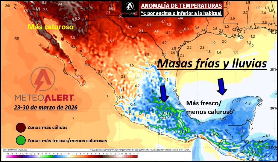 🍁🌧️Meteorología México🥶❄️ tweet media