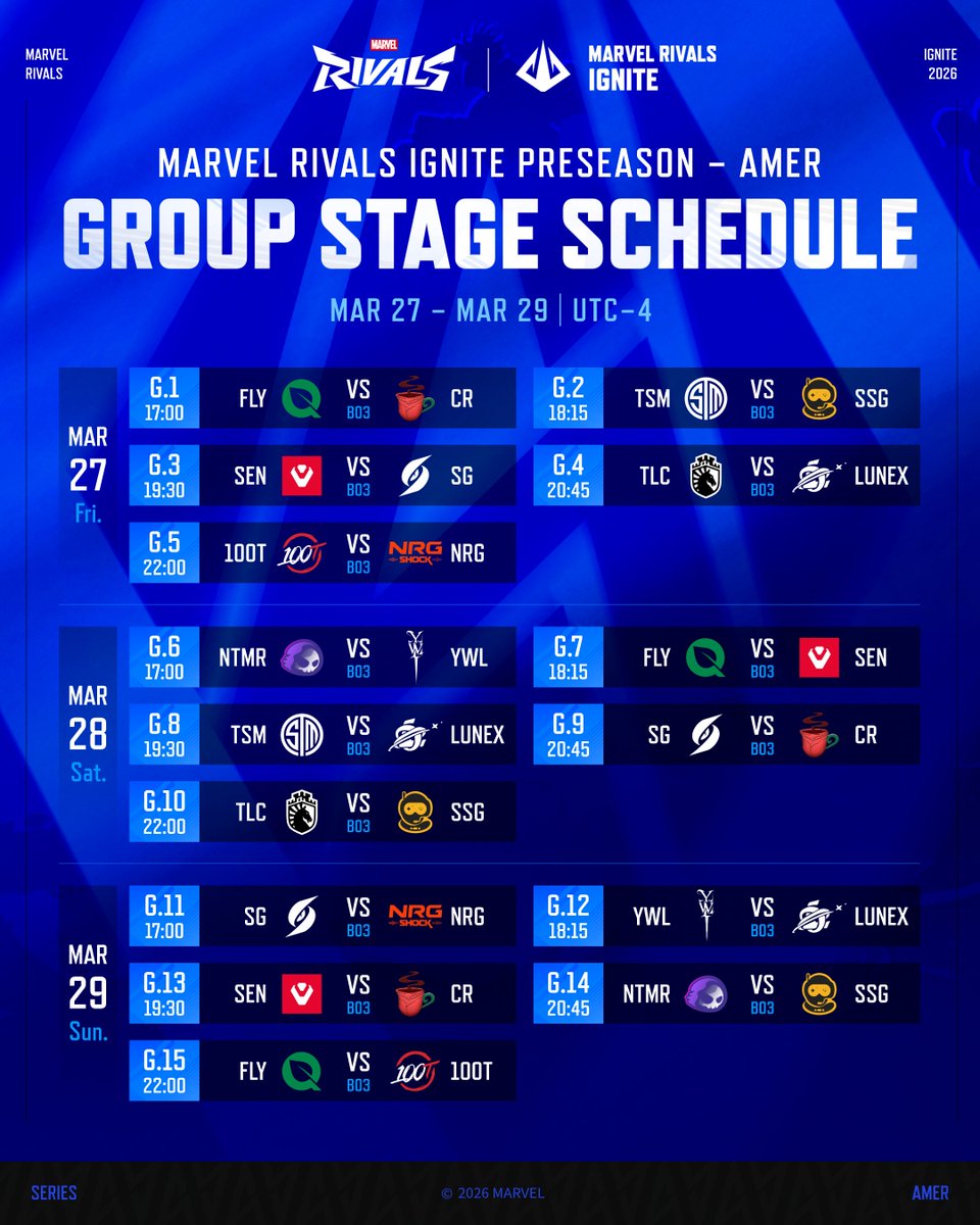 Marvel Rivals Esports tweet media