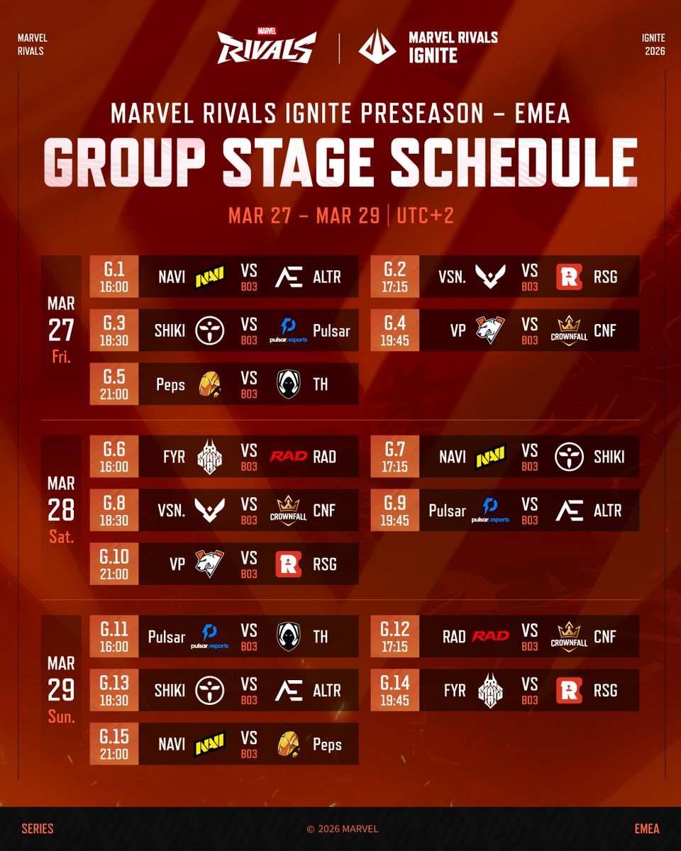 Marvel Rivals Esports tweet media