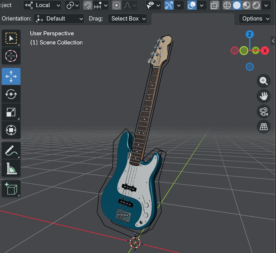 LizarazuArmien1's tweet image. I made a bass guitar in Blender. What do you think?
#blender #3dartwork #3DModels