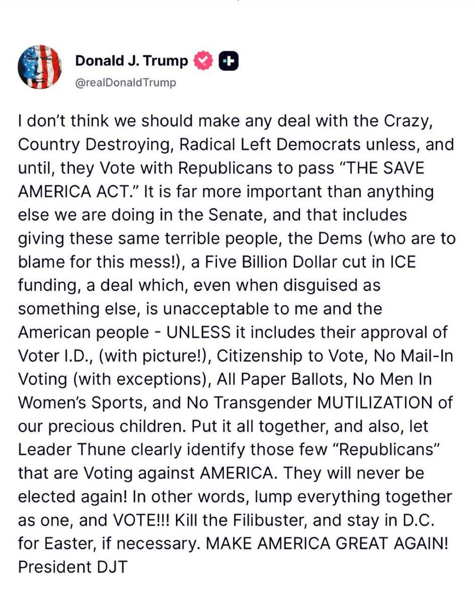 BuzzPatterson's tweet image. Ball’s in your court, Dems.