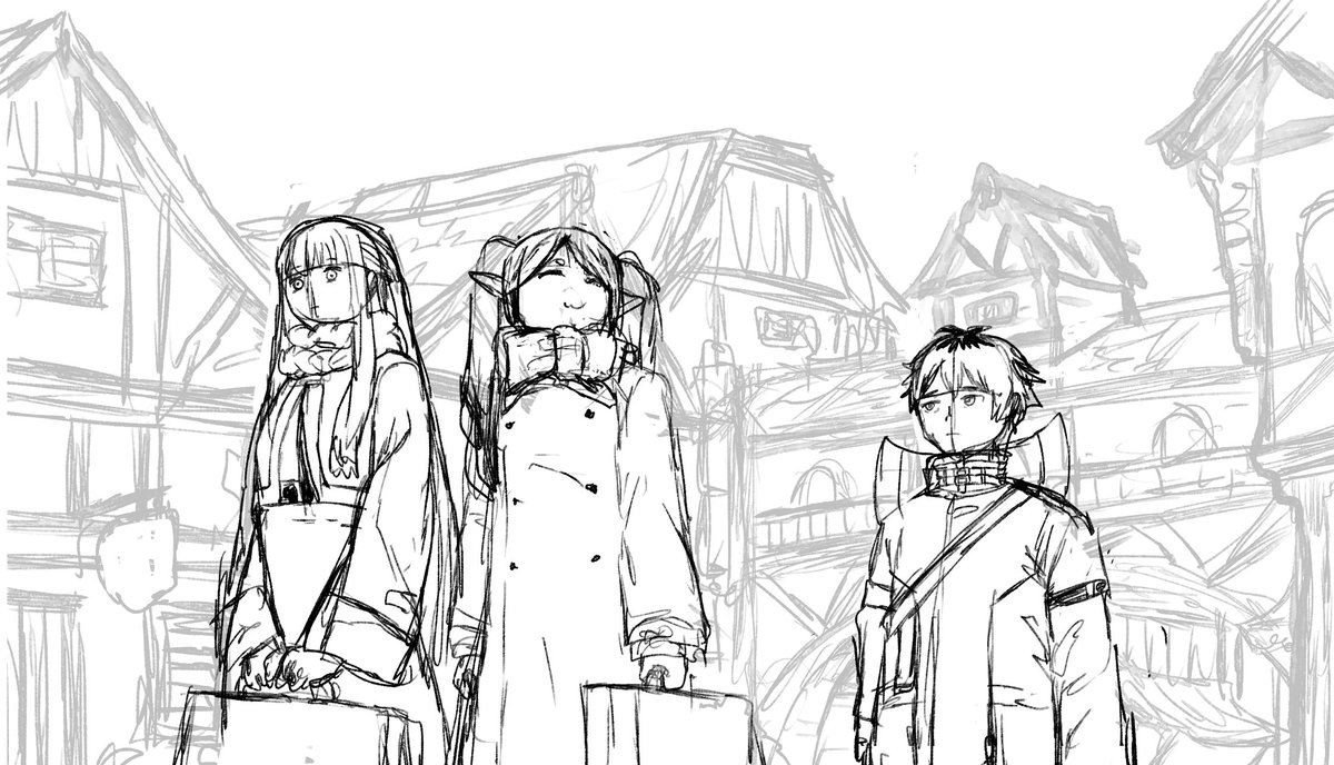 Moonlightsama1's tweet image. Another ambitious attempt, I suck at backgrounds tho but I still wanna try #workinprogress