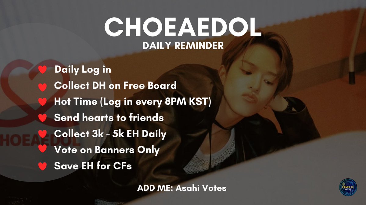 ASAHI VOTES 🤖 tweet media