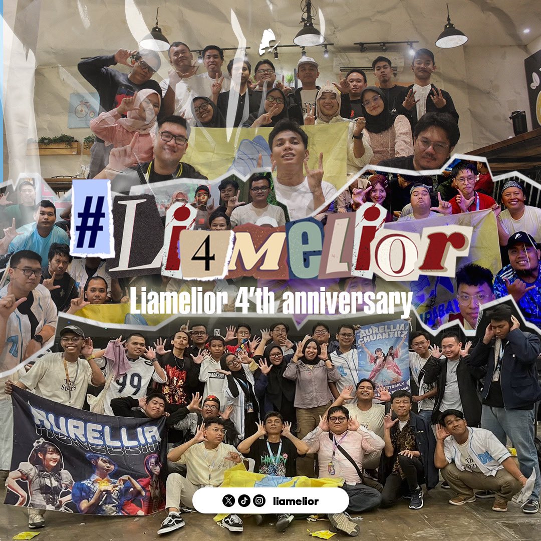 Liamelior's tweet photo. 4 Tahun bukan cuma tentang bertahan, tapi tentang semua alasan kenapa kita tetap di sini.

Menemani langkah @AU_LiaJKT48 penuh cerita di setiap prosesnya

Terimakasih untuk setiap langkah yang masih kita jaga sampai hari ini,ayo terbang lebih tinggi kini dan nanti🪽
#Li4melior https://t.co/CAOhAzNYNX