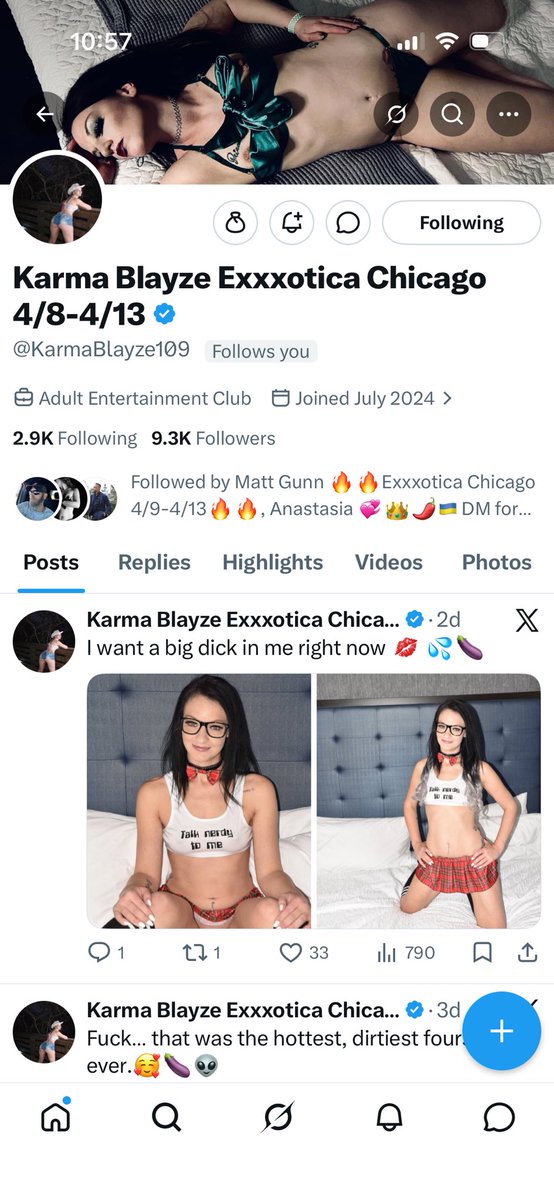 Karma Blayze Exxxotica Chicago 4/8-4/13 tweet media