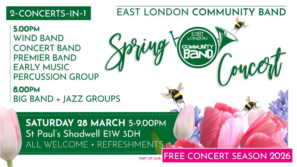 EastLondonCommunityBand tweet media
