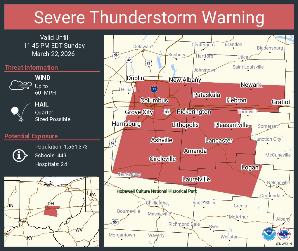 NWS Wilmington OH tweet media