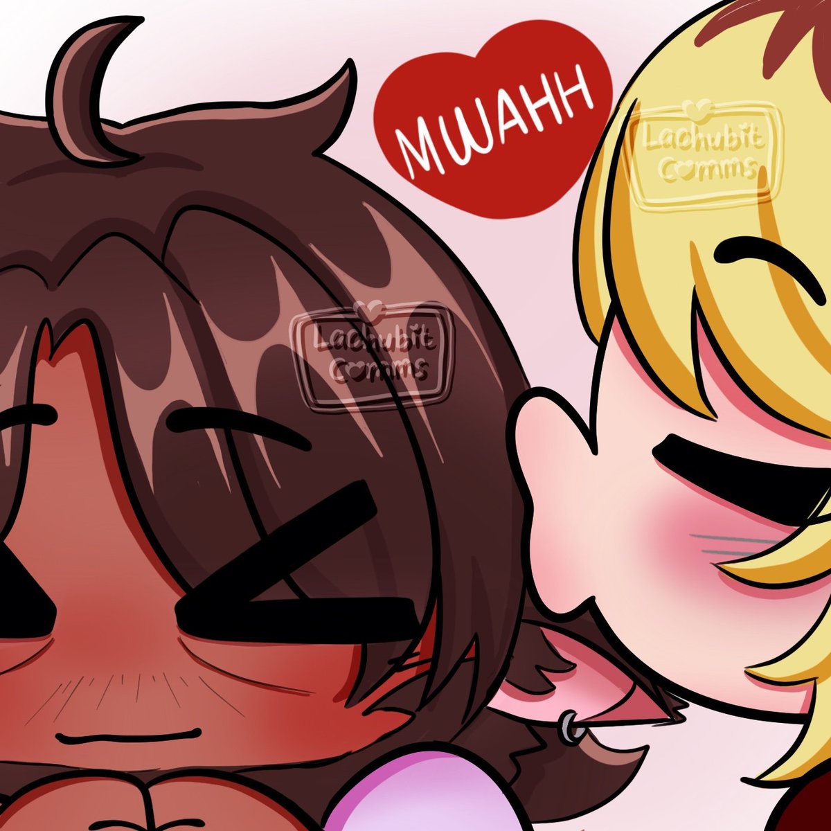 Lachubit's tweet photo. 🌸 𖹭.ᐟ 39th Commission Result ₊˚⊹ᰔ°
⊹ ࣪ ˖╰┈➤⌗.ᐟ Emote Comms (based by loumon/takiimikiku) 
⊹ ࣪ ˖╰┈➤⌗.ᐟ https://t.co/6SUARE6w1R 💌
⊹ ࣪ ˖╰┈➤⌗.ᐟ Looking for artmoots🧸

♡ + ⟳ are really appreciated, TYSM💗

#commission #chibi #artmoots https://t.co/OUHXnNAoZB