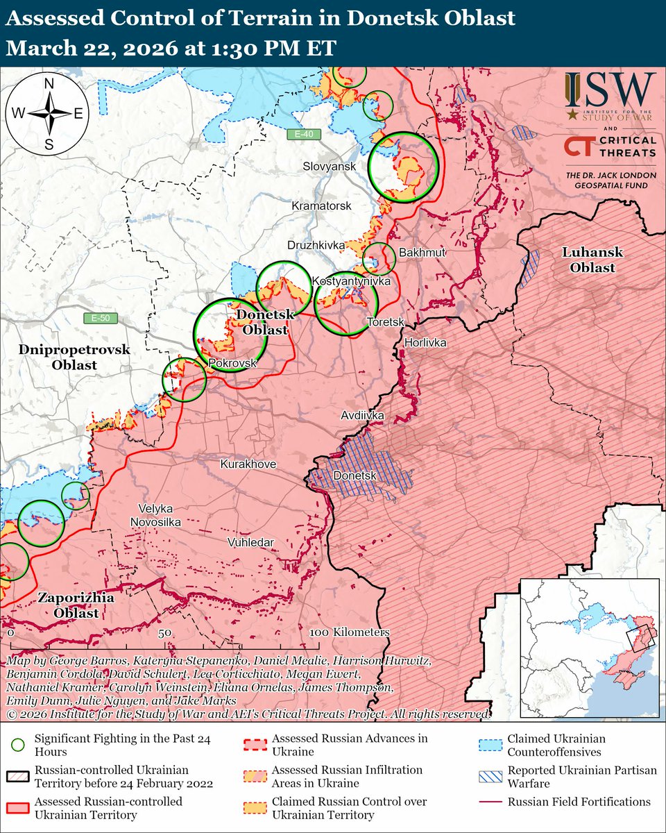 Institute for the Study of War tweet media
