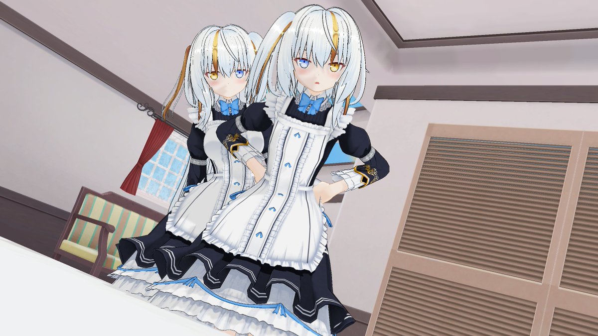 おはようございますー

再掲です。
そういえば、嫁イド初受賞したのこのスクショだったなぁとふと思い出すそんな日。
#COM3D2
#遊季家の娘たち