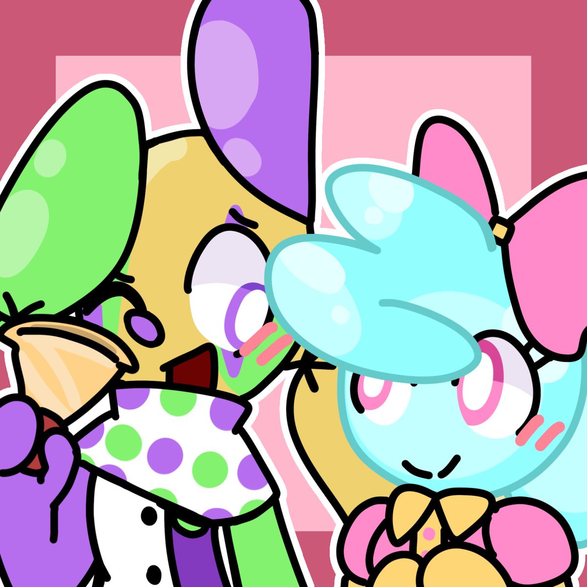 ToyProductions1's tweet photo. I finally finished them. Dandy’s World ship art dump!!
#dandysworld #ragebait #moonshell #balloonpop #baskettime https://t.co/pk9OuX8nie