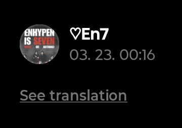 ℬibia do 𝒮unoo ENHYPEN IS 7 tweet media