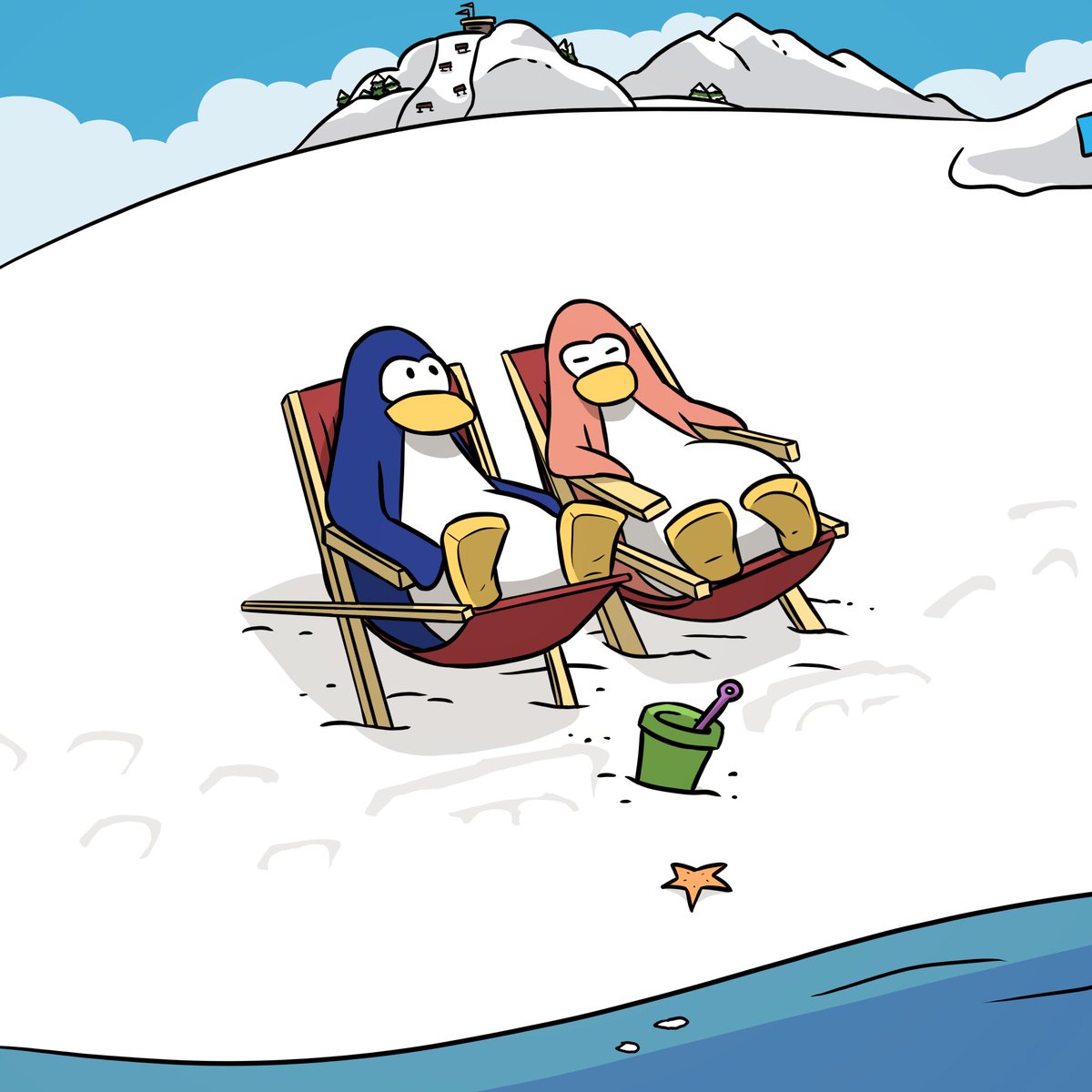 EchonoxYT's tweet photo. Haven't drawn in a hot minute. Drew a nostalgic Club Penguin memory.

#clubpenguin #digitalart https://t.co/BrzfmiLYmO