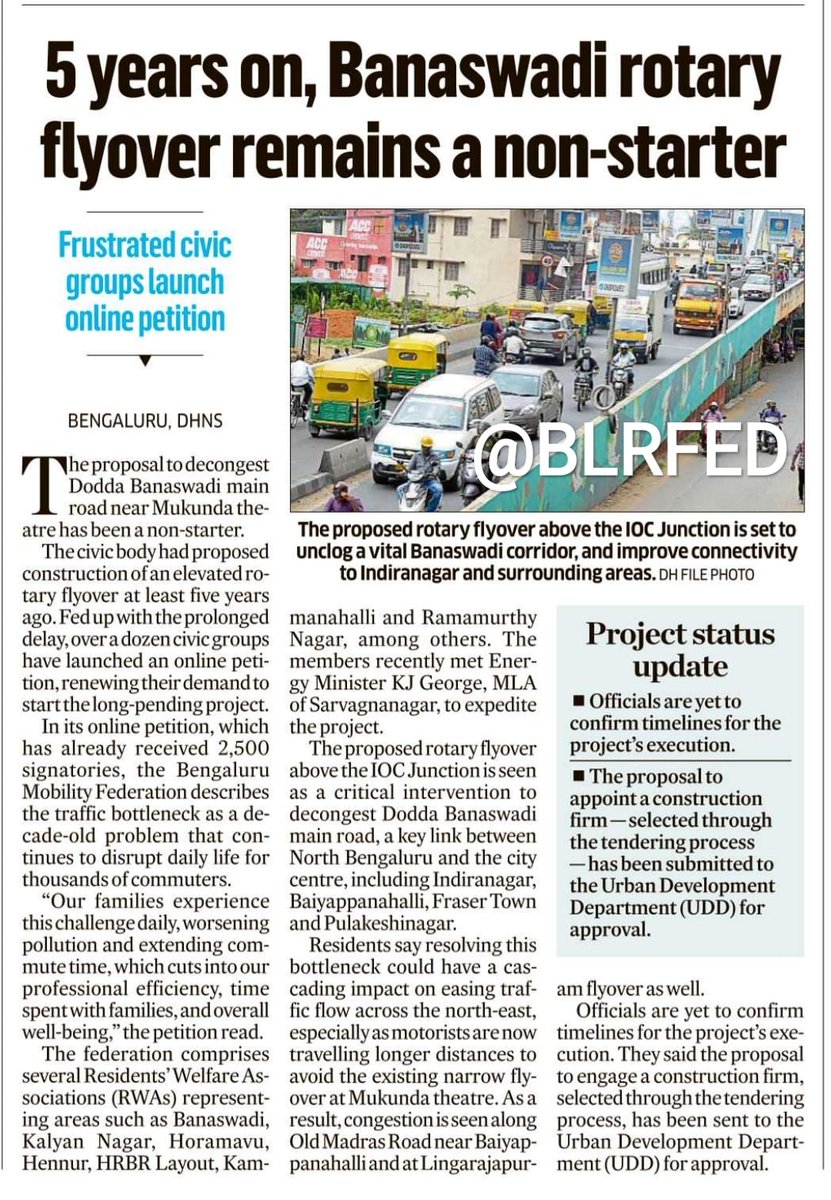 Bengaluru Mobility Federation® tweet media