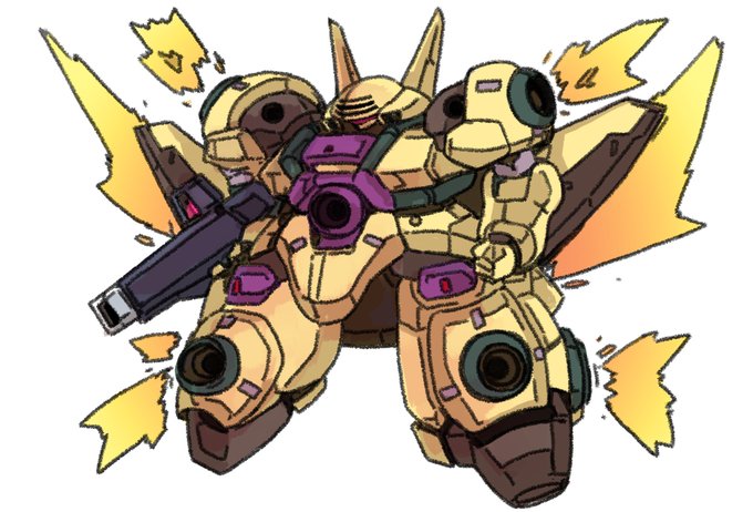 宇宙革命軍量産MS「クラウダ/指揮官機」
重装甲+高機動な量産機ってもう強いすきぃ。 