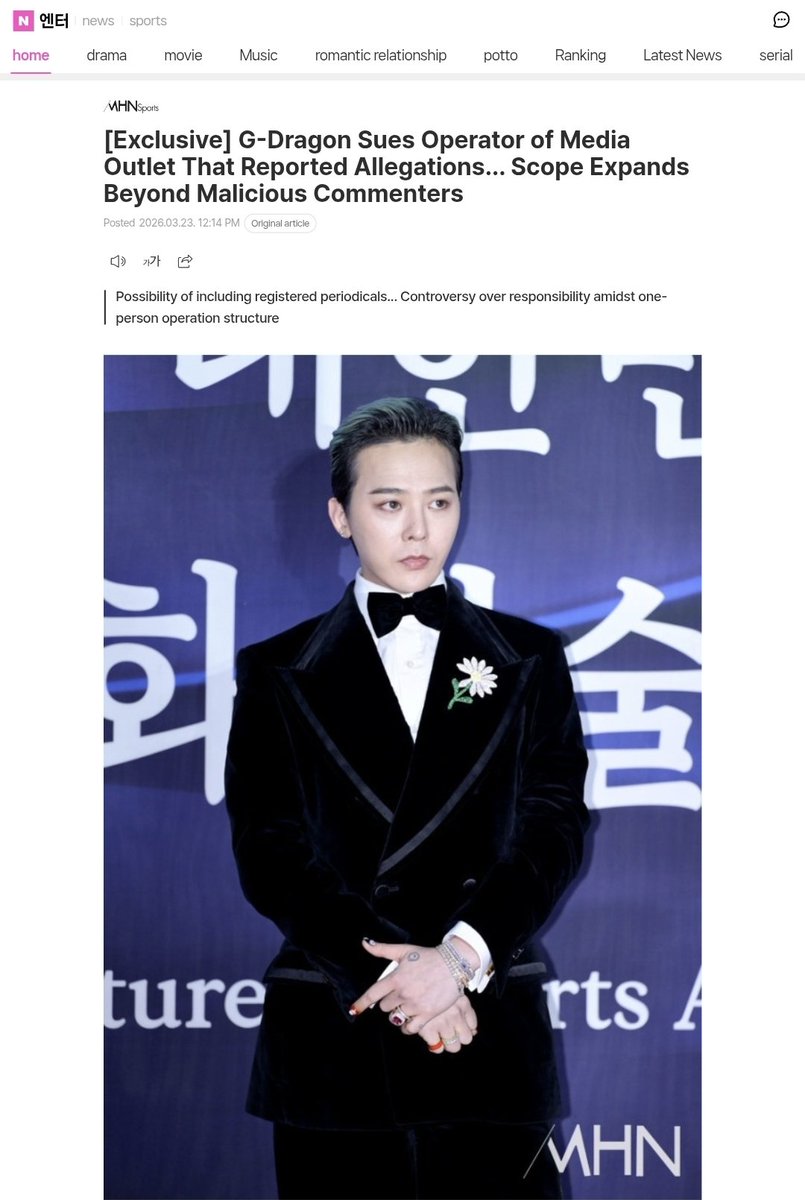 eramoreugedda's tweet photo. GD isn’t just going after haters, he’s also taking legal action against media outlets spreading false allegations.

https://t.co/FPKH2MwRDN https://t.co/EP83GnKm5U