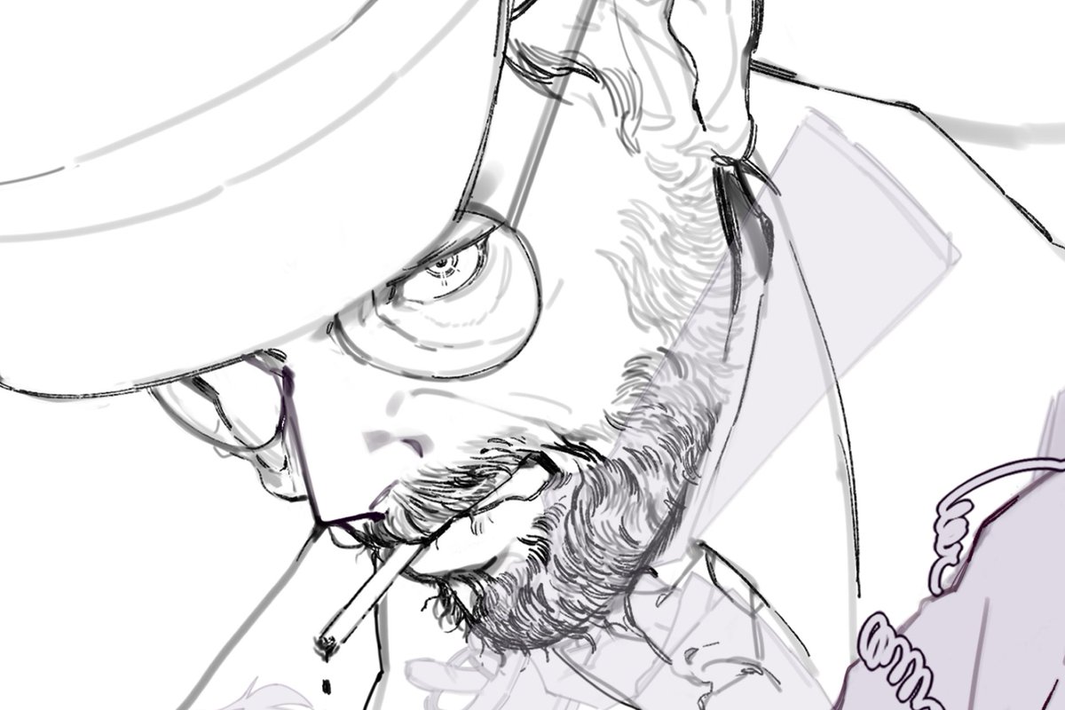 scaredsausages's tweet photo. more wips! I'll be traveling for the next couple of weeks so I won't be able to finish this until I get back 😔 #outlasttrials #FrancoBarbi #LelandCoyle https://t.co/8lzUfNf51M