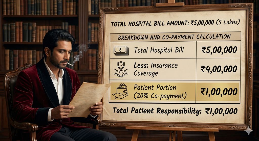 aravindt_gmf's tweet image. Your health insurance has a "Co-payment clause."

You probably ignored it.

Here's how it can cost you lakhs when you're already in a hospital bed:

(A thread on the clause that silently eats your claim) 🧵 (1/6)

#HealthInsurance #CoPay #InsuranceDecoded #PersonalFinance