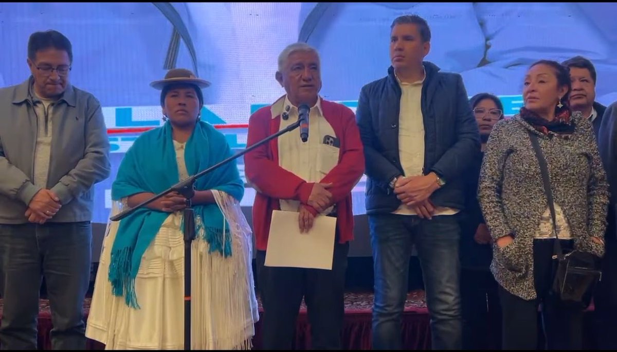 En la vida y en la política se gana y se pierde, pero la que no puede perder es La Paz.
Como segunda fuerza política, felicito a <a href="/CesarDockweiler/">César Dockweiler</a> por su victoria y lo espero para iniciar una transición transparente.
Entramos por la puerta ancha  y saldremos por la puerta ancha.