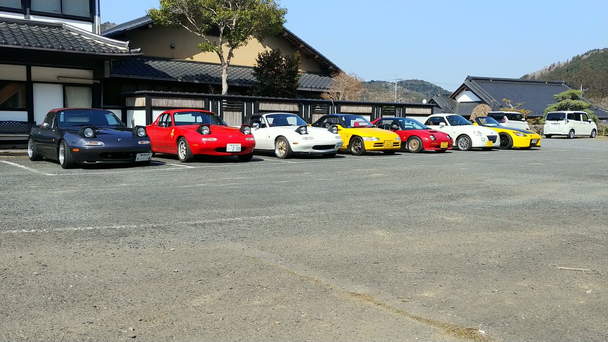 takemalo55's tweet photo. 昨日は🚗仲間ツーリングでした😄
#NA #ABCS https://t.co/Fg10rkPxh4