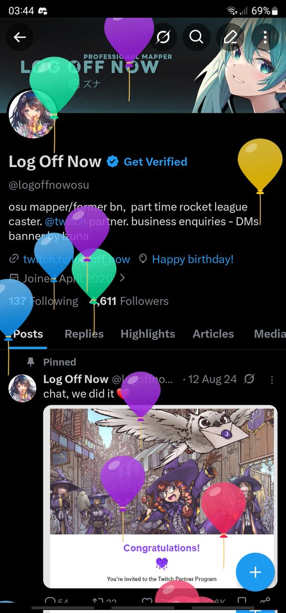 Log Off Now tweet media