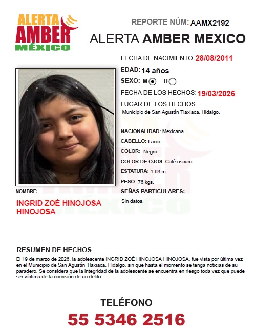 Alerta AMBER México tweet media