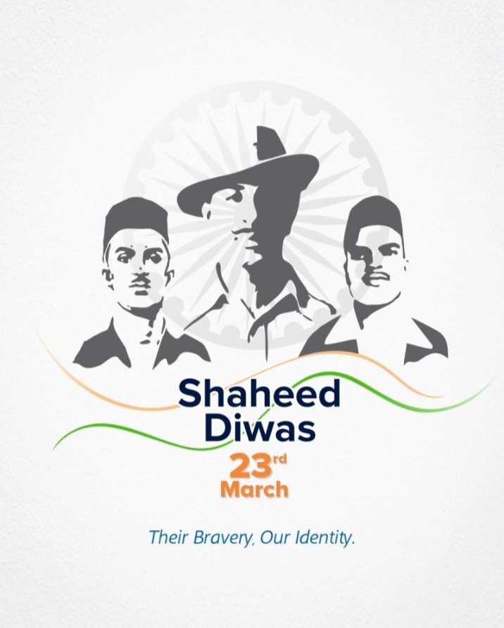 RealAkash123's tweet photo. 23 मार्च – शहीद दिवस 🇮🇳

आज नमन उन वीरों को जिन्होंने हँसते-हँसते देश के लिए अपनी जान कुर्बान कर दी।

भगत सिंह, राजगुरु और सुखदेव – आपका बलिदान हमेशा हमारे दिलों में जिंदा रहेगा। ❤️

#ShaheedDiwas #23March #Dhurandhar2‌TheRevenge
#ShaheedDiwas https://t.co/CRf666CW5E