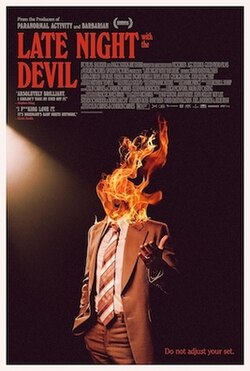 HorrorNHaunted's tweet photo. #horror movies released on this day:

#LateNightWithTheDevil: A "found footage" style film starring David Dastmalchian as a 1970s talk show host whose live Halloween special descends into demonic chaos.

#FridayThe13th: #ANewBeginning (1985): The fifth installment in the franchise follows Tommy Jarvis at a halfway house where a new killer begins a Jason-style massacre. 

#Us (2019): Directed by Jordan Peele, this acclaimed film stars Lupita Nyong'o and follows a family confronted by terrifying doppelgängers known as "The Tethered". 

#Immaculate: Starring Sydney Sweeney, this psychological horror film follows a young nun who moves to a remote Italian convent, only to discover it harbors terrifying secrets.