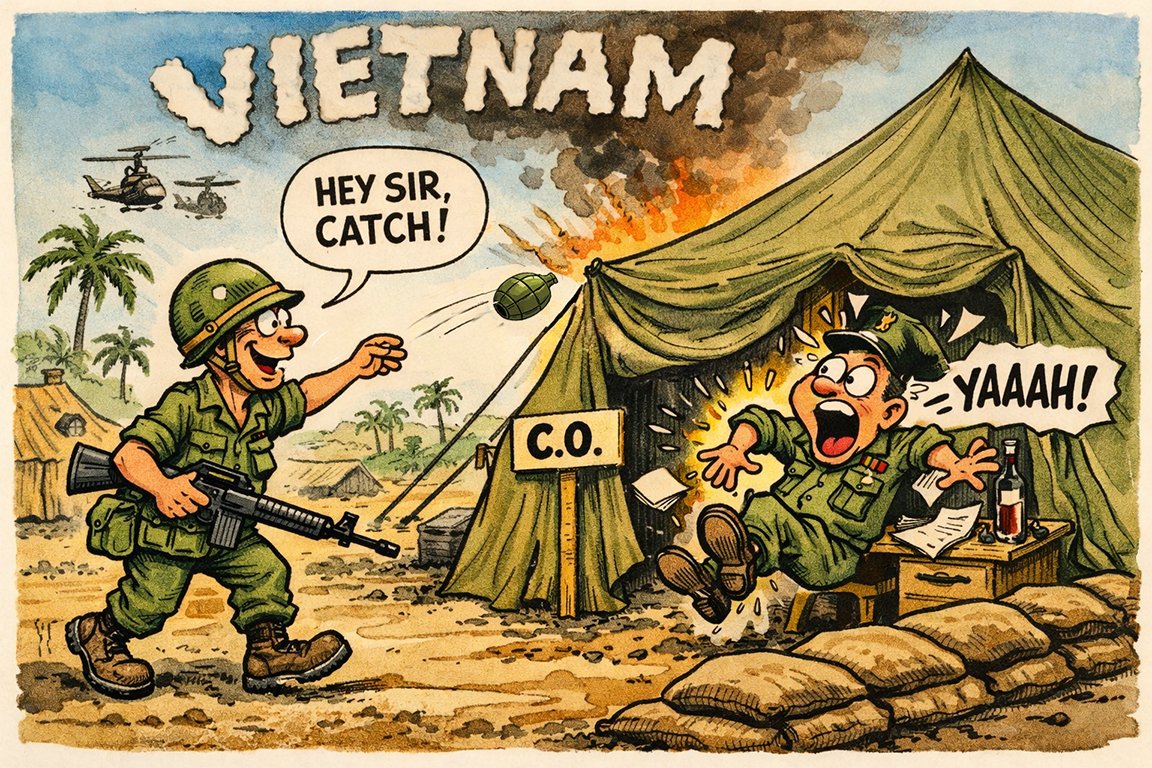 <a href="/GlobalIJournal/">Global Insight Journal</a> Polling of the American people on the Iran War is already at levels so opposed to the war that it is similar to the low approval during the Vietnam War at the point when troops resorted to fragging.  #VietnamWar #Fragging