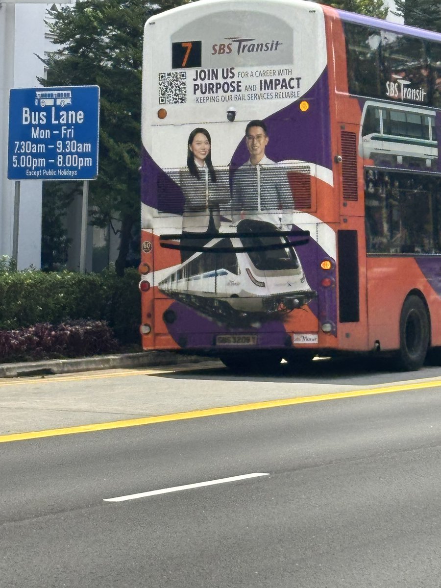 JsivaUrbantranz's tweet photo. Recently, during my  visit to #Singapore, I had the opportunity to observe how bus lanes are implemented on the ground.

Bus lanes as a concept are not new to us — cities like #Bengaluru and #chennai  have already tried them. But what stood out here was not the idea, but how consistently it has been implemented and strengthened over time.

Singapore introduced bus lanes as early as 1974, when the city was dealing with increasing congestion and declining bus reliability. The intent was clear — prioritise buses so that public transport remains dependable. What is interesting is how that idea has evolved into a much more refined system today. @LTAsg 

One simple but effective aspect is that the bus lane is not enforced throughout the day. It operates only during peak hours — morning and evening — and this is clearly communicated through signage on the road. It immediately builds acceptance, because users understand that priority is given only when it is needed most.

What also stood out was how well the system is communicated.

It is not just about a signboard.
The information is layered:
•Clear roadside signage with exact timings
•Consistent lane markings
•And even real-time alerts inside vehicles through onboard units, indicating when a bus lane is in operation

There is very little ambiguity for the user.

But in my view, the biggest reason why this works is something more fundamental.

The #kerbside is tightly managed.

In many of our cities, the leftmost lane is where everything happens — parking, loading, informal stops. So when we try to introduce a bus lane in the same space, conflict is inevitable.

In #Singapore, that conflict is largely addressed through strict control over #parking and stopping along bus lane corridors, especially during operational hours. The curb is largely kept clear, with designated spaces and strong enforcement.

As a result, buses move uninterrupted, enforcement becomes easier, and compliance becomes more natural.

It’s a reminder that a bus lane is not just a lane marking. It is a combination of parking management, enforcement, communication, and timing strategy.

We often ask why similar interventions struggle in our cities. Maybe the answer lies not in the idea, but in the ecosystem we build around it.

Worth reflecting as we continue to push for bus priority systems in Indian cities.
@BMTC_BENGALURU @MtcChennai @DKShivakumar