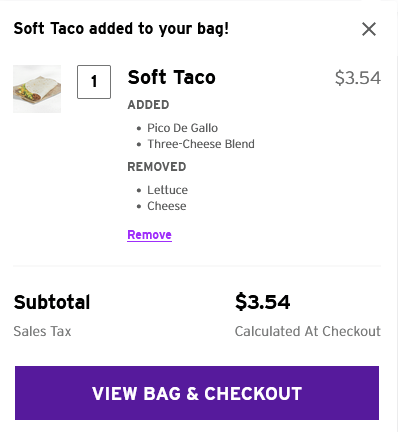 MikeRemmerde's tweet photo. @KeithMalinak Get a soft taco, customize to this, it's really close to the original. https://t.co/uqYLRMVt43