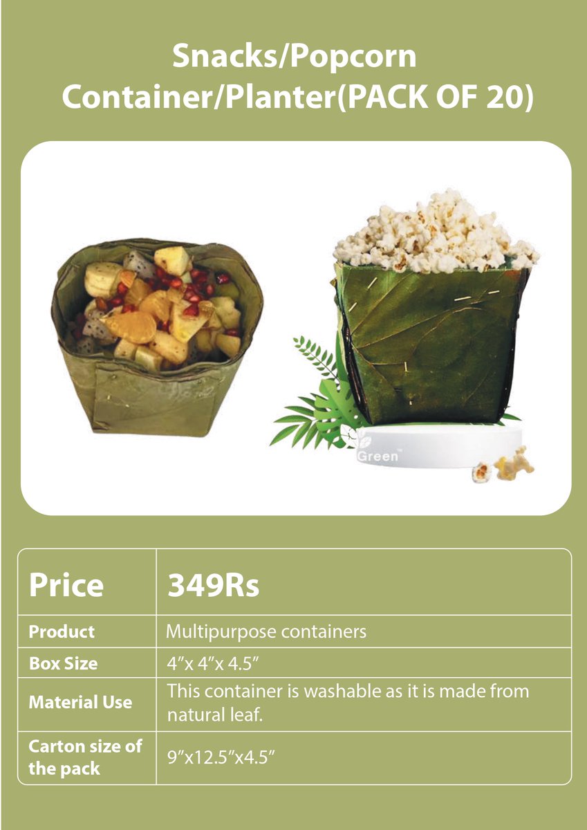 greenhandle_in's tweet image. Switch to smarter packaging with our eco-friendly bio packaging products. 
#BioPackaging #EcoFriendlyPackaging #SustainableProducts #Biodegradable #GreenPackaging #FoodPackaging #EcoBusiness #PlasticFree #Compostable #GoGreen #SustainableLiving #PackagingSolutions