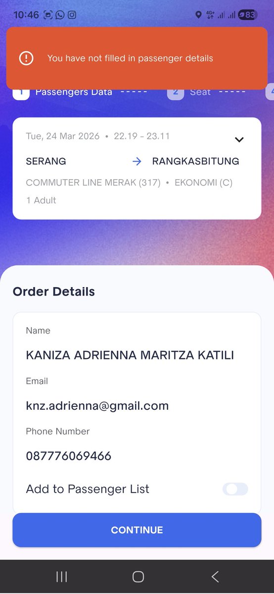 vednti's tweet photo. ini KA lokal serang - rangkas kok ga ada jadwalnya ya? coba dipencet jg not available, ada solusi ga ya? @KAI121 @keretaapikita https://t.co/RVrzkmO20t