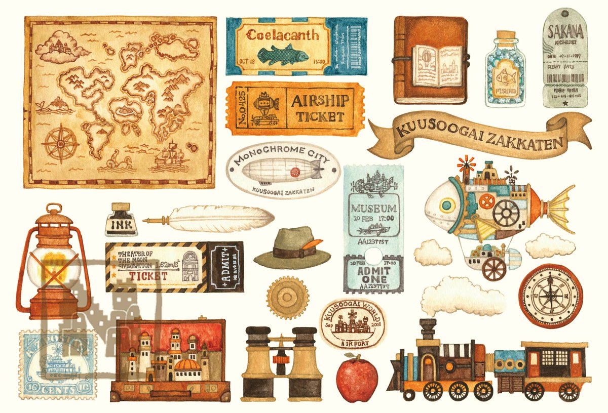 空想街雑貨店 tweet media